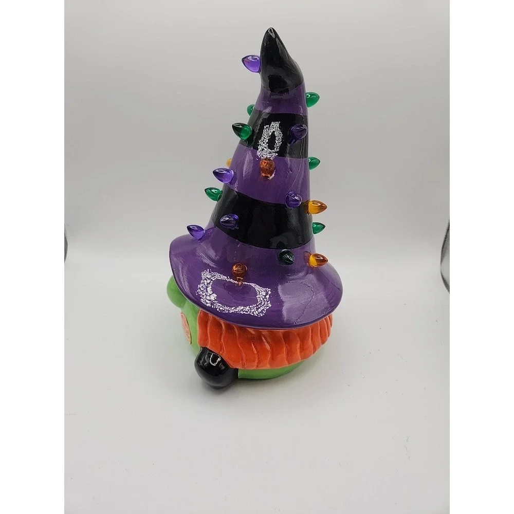 Mr. Christmas Halloween Witch Gnome 10